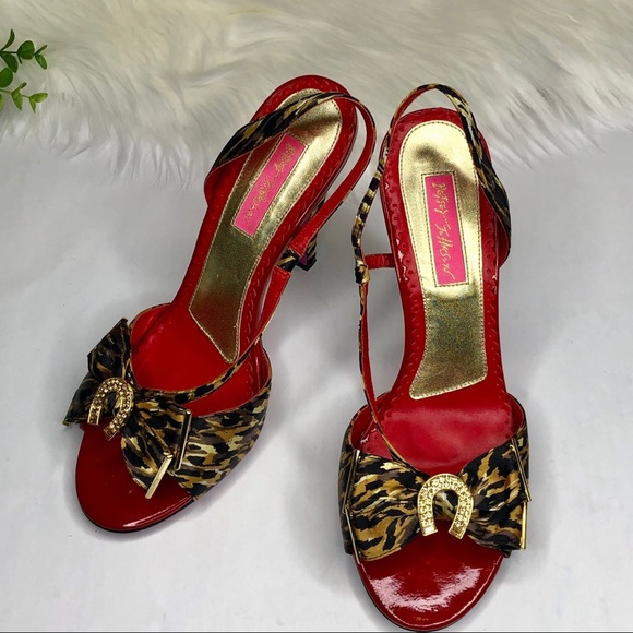 Betsey Johnson Shoes - Betsey Johnson Leopard Heels (9)